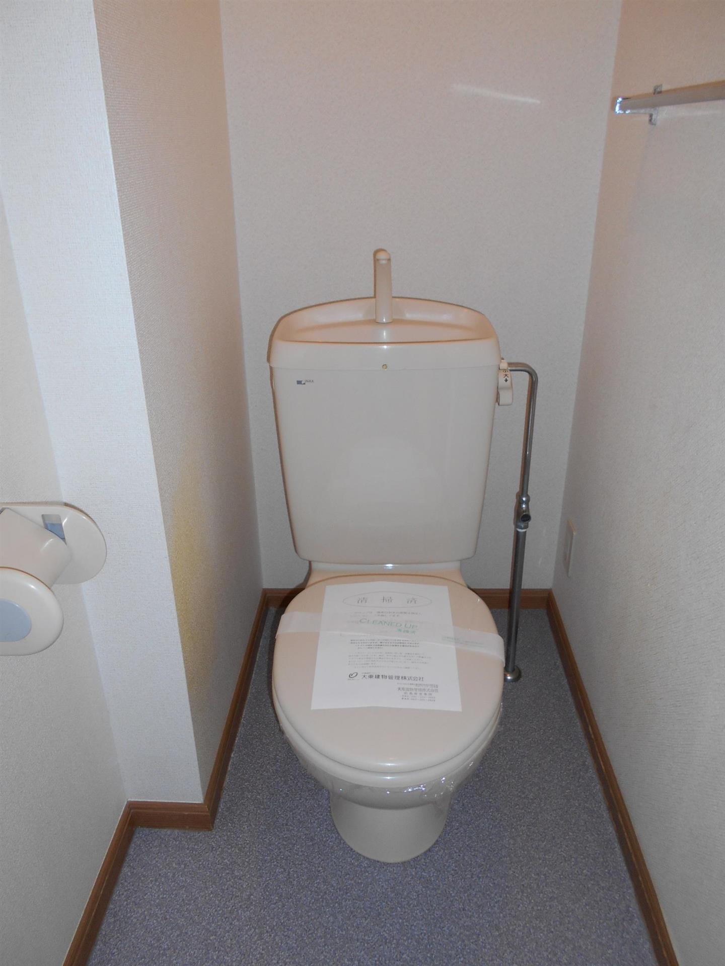 トイレ　お掃除も簡単にできる洋式トイレです♪（同仕様画像）