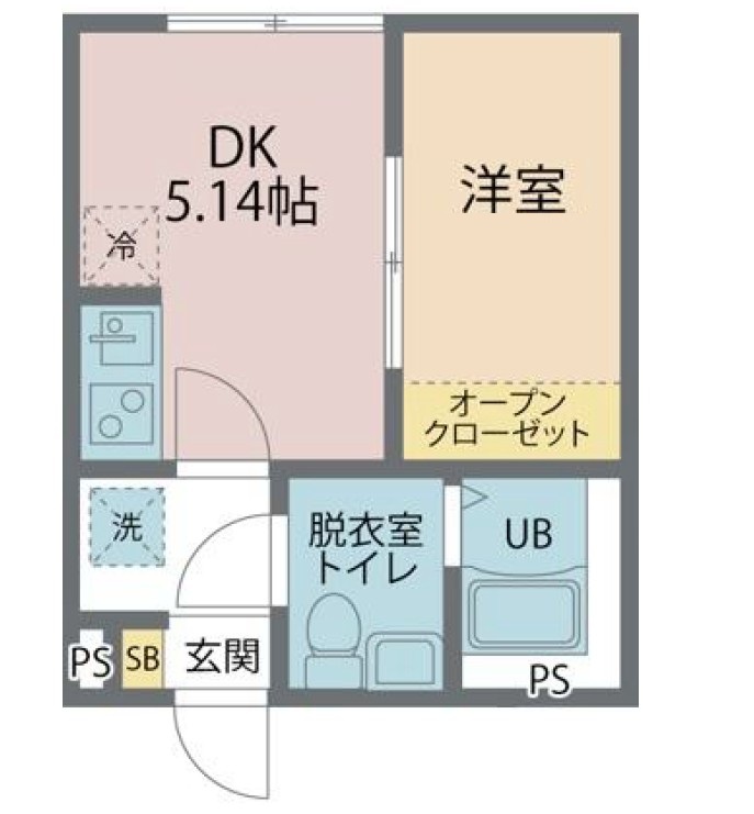 カインドネス柳沢中央の間取り写真