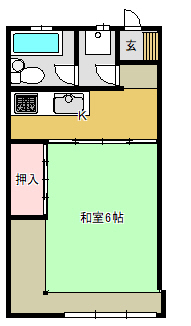 長野市中御所のマンションの間取り