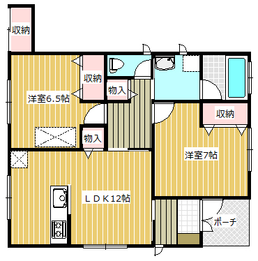 【SHIROYAMA　TERRACEの間取り】