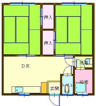 徳寿荘の間取り