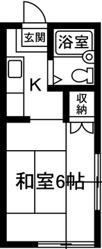 太田市藤久良町のアパートの間取り