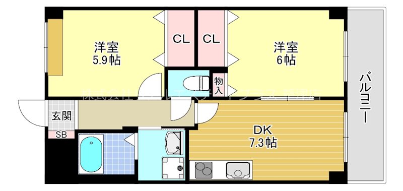 フォレストコートの間取り