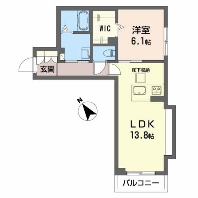 エアフォルク河原の間取り