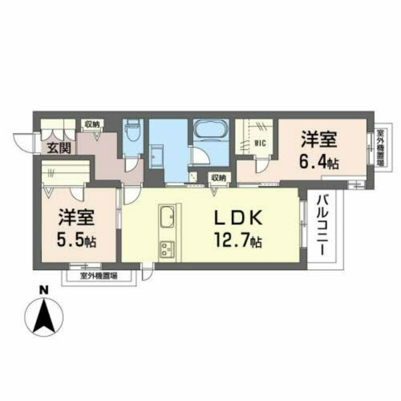 With Plus 天王寺区舟橋町の間取り