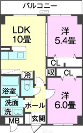 グリーンテラス大里の間取り