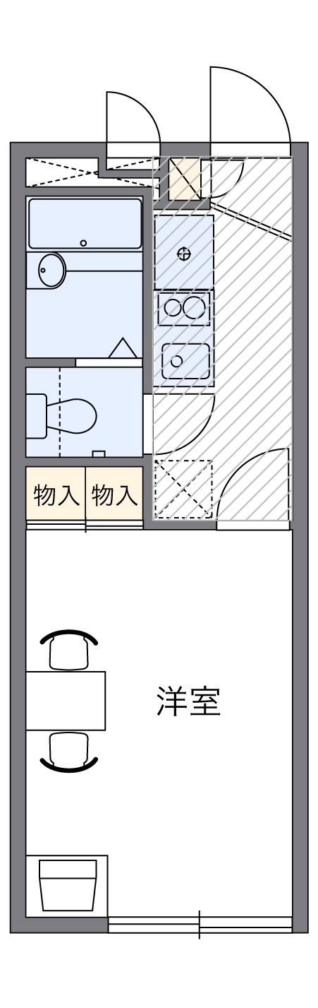 東京都日野市新町３（アパート）の賃貸物件の間取り