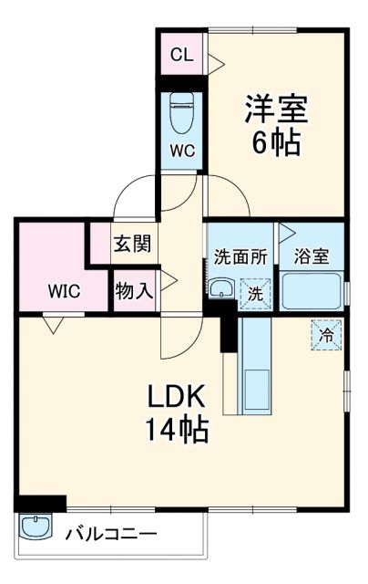 千葉県柏市しいの木台３（アパート）の賃貸物件の間取り