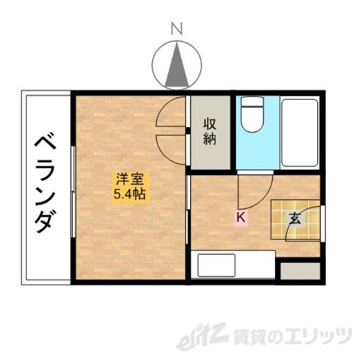 ジェレ白川２号棟の間取り