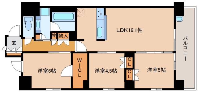 プレミスト大津京の間取り