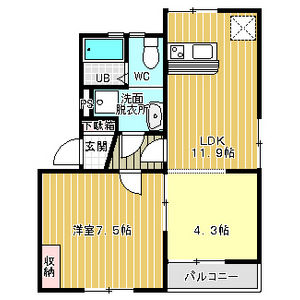 富士見台コープの間取り