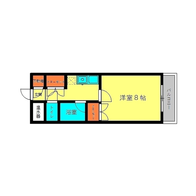 クリテリオン福岡の間取り