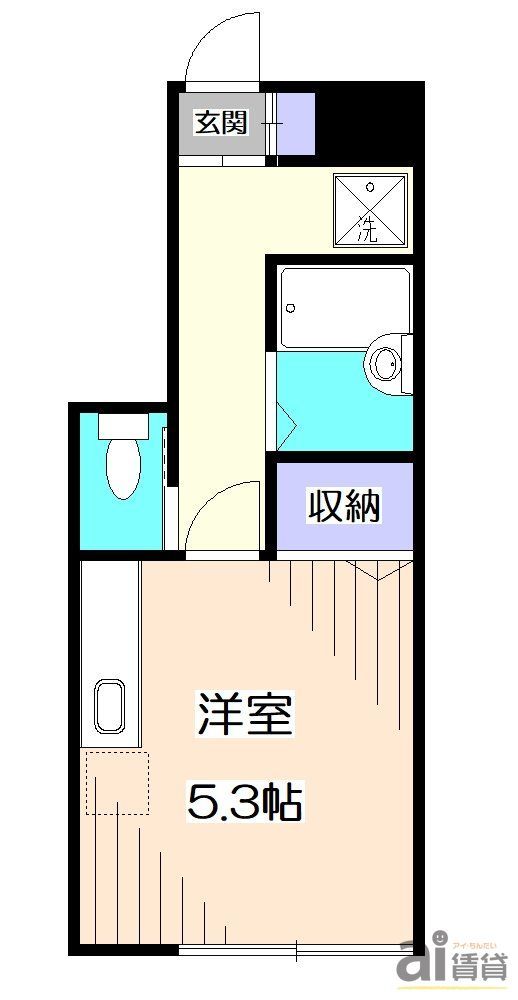 ＡZEST-ＲENT 所沢の間取り