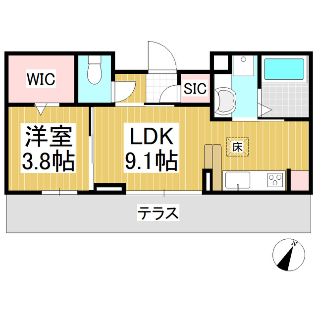 ミニョンサンクチノの間取り