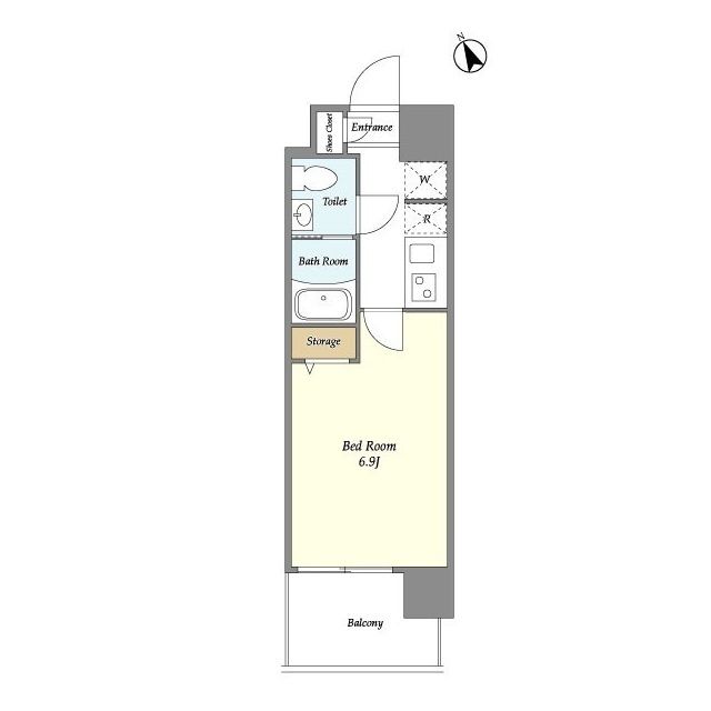 【川口市西川口のマンションの間取り】