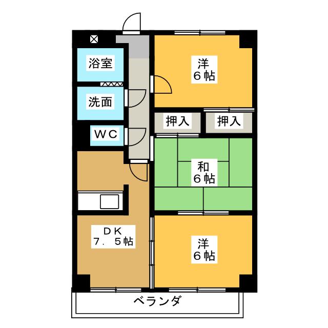 エステートチトセの間取り