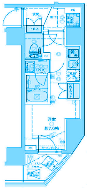 MAXIV横浜鶴見DUEの間取り