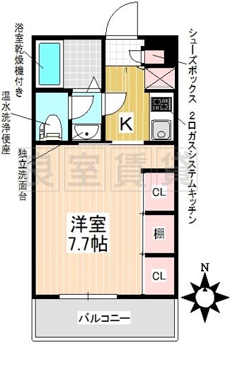 DoubleTree御器所（ダブルツリーゴキソ）の間取り