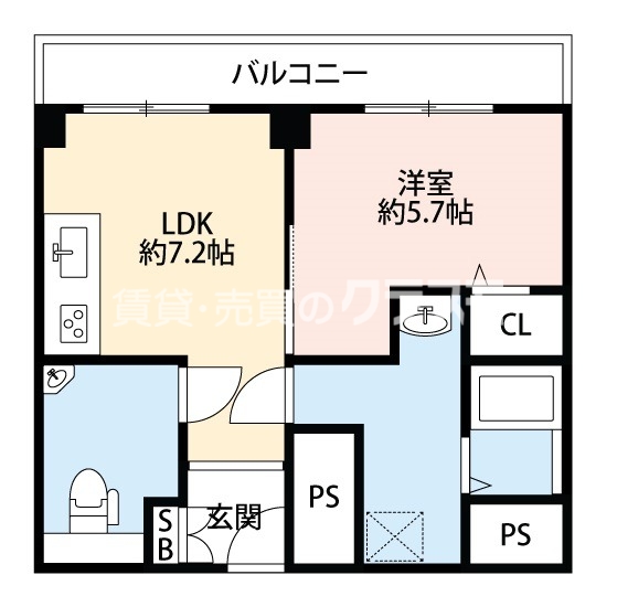 サンクライムハイツの間取り