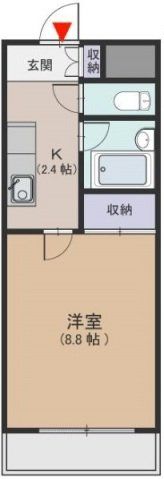 東大阪市荒本西のマンションの間取り