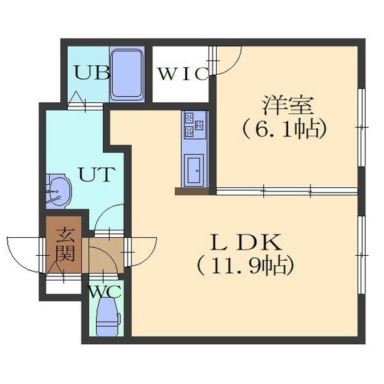 エターナル中道の間取り