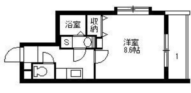 鹿児島市荒田のマンションの間取り