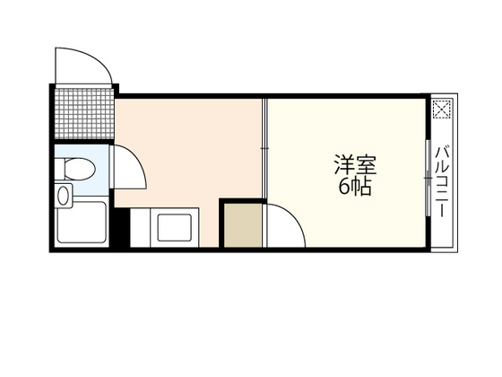 広島市南区宇品東のマンションの間取り