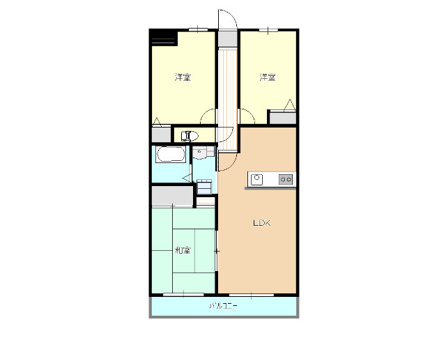 コスモ東松山の間取り