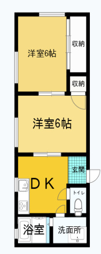 エクセレント大地の間取り