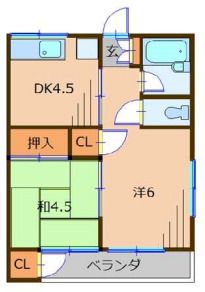 第二東和荘の間取り