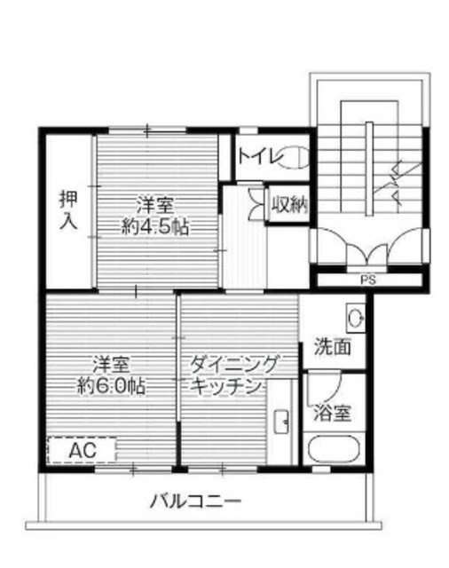 伊豆の国市御門のアパートの間取り