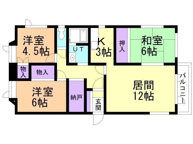 レクサス七重浜Ｂの間取り