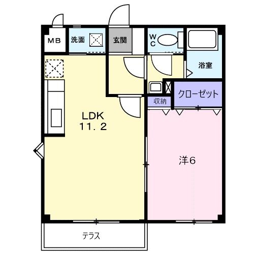 ロマニーのぞみの間取り