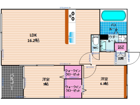 ＥＲＥＩＮＡの間取り