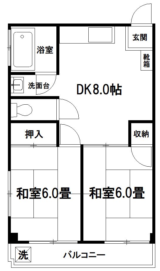 末広ビルの間取り