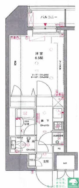 東京蒲田スクエアタワーの間取り