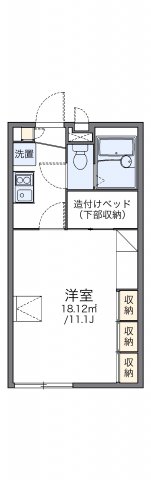 レオパレスアドミラーブルの間取り