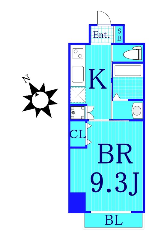 KCK馬車道の間取り