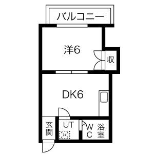 ポシェット東鷹の間取り