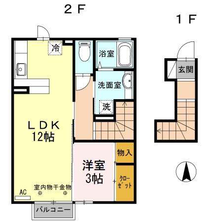 バレンティアの間取り