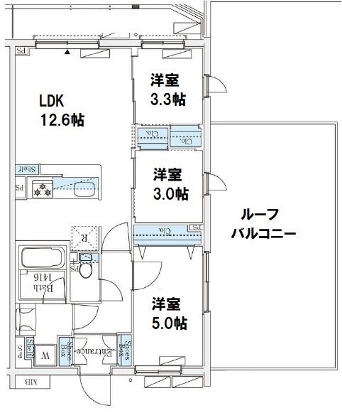 テラス杉並方南町の間取り