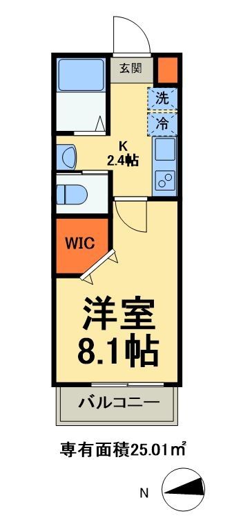 流山市南流山のアパートの間取り