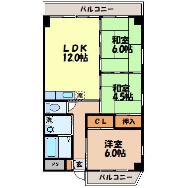 セントラルパークマンションの間取り