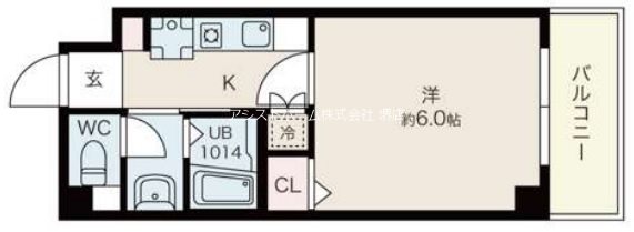 BRILLIANT浅香山（ブリリアントアサカヤマ）の間取り