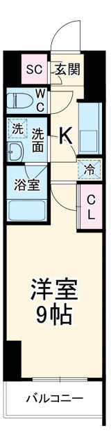 プロシード新安城２の間取り