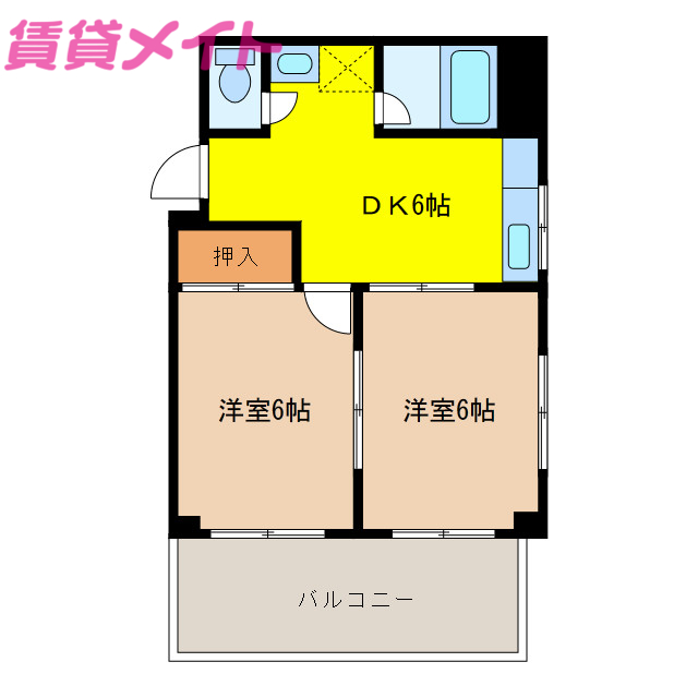 マンション風の間取り