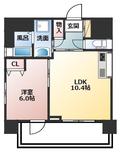 セジュール小牧の間取り