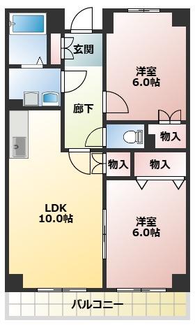 ブランシャテーヌの間取り