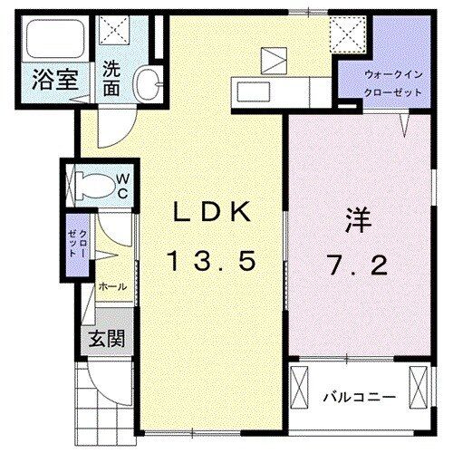 員弁郡東員町大字鳥取のアパートの間取り