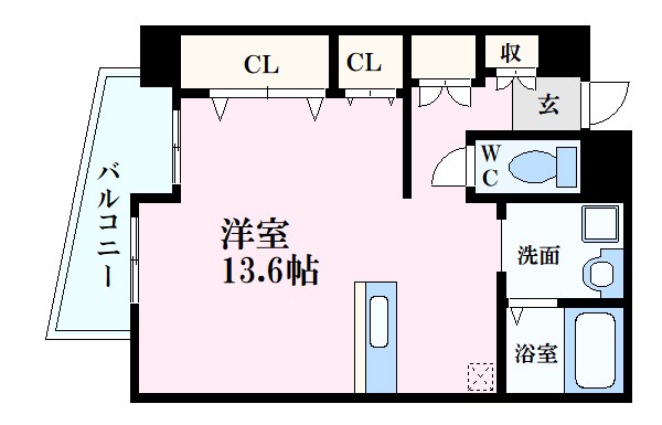 【ルミエール幟の間取り】